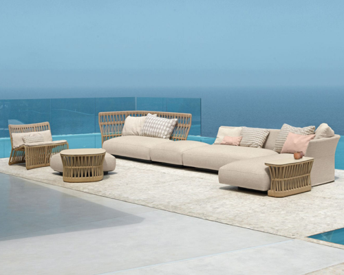 01 Talenti Cliff slider mobile modular sofa coffe table living armchair