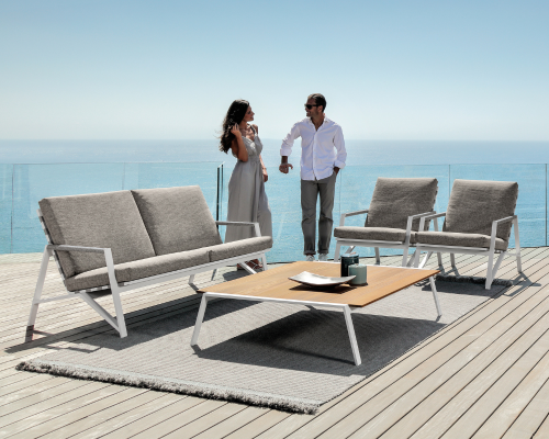 01 Talenti Cottage slider mobile sofa and living armchairs w coffee table