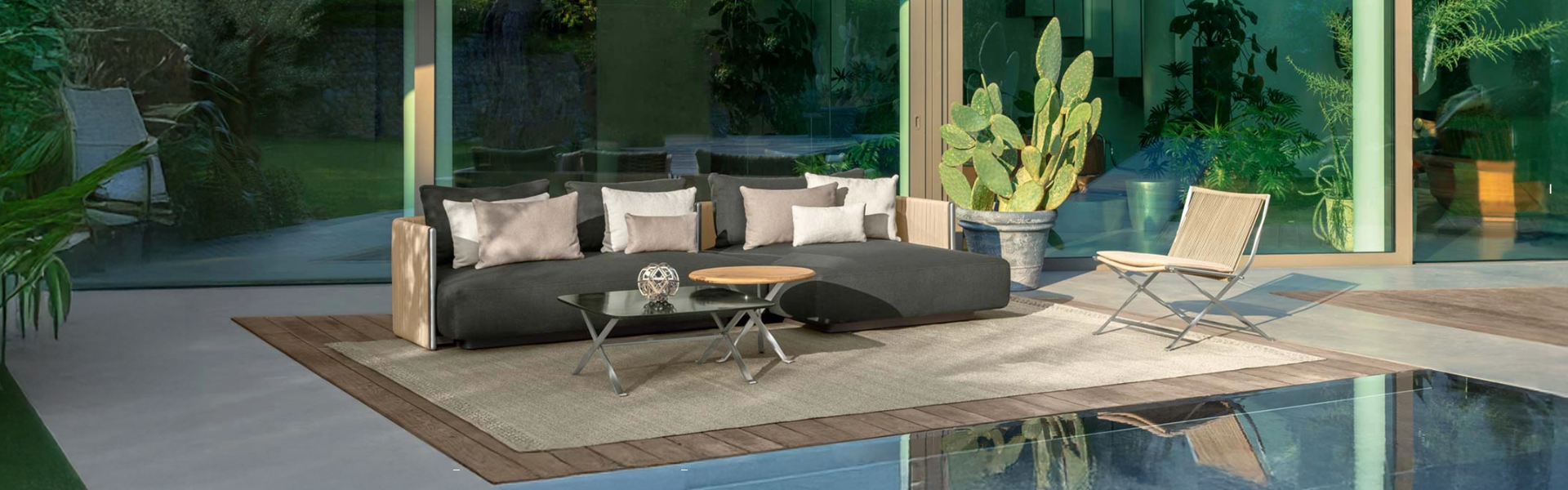 02 Talenti George slider desktop modular sofa w Dining Armchair