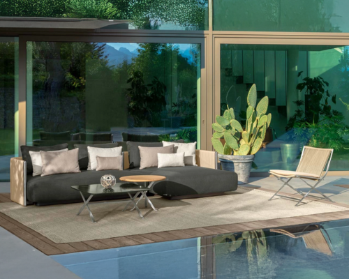 02 Talenti George slider mobile modular sofa w Dining Armchair