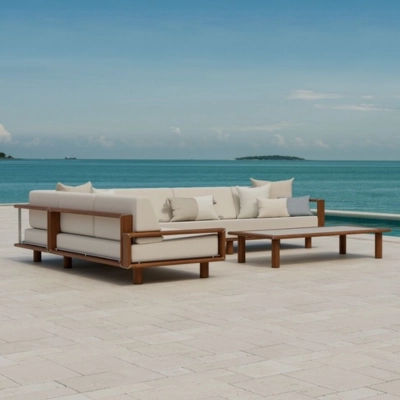 KB Patio Florida Seating Set Tuuci Horizon Sectional Meritage Coffee Table