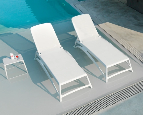 09 Nardi Atlantico main slider mobile Sunlounger bianco