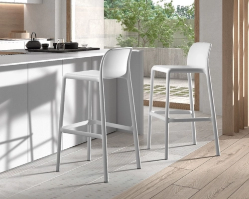 11 Nardi Faro main slider mobile stool bianco