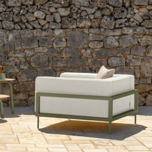 Cleo Alu Living Armchair