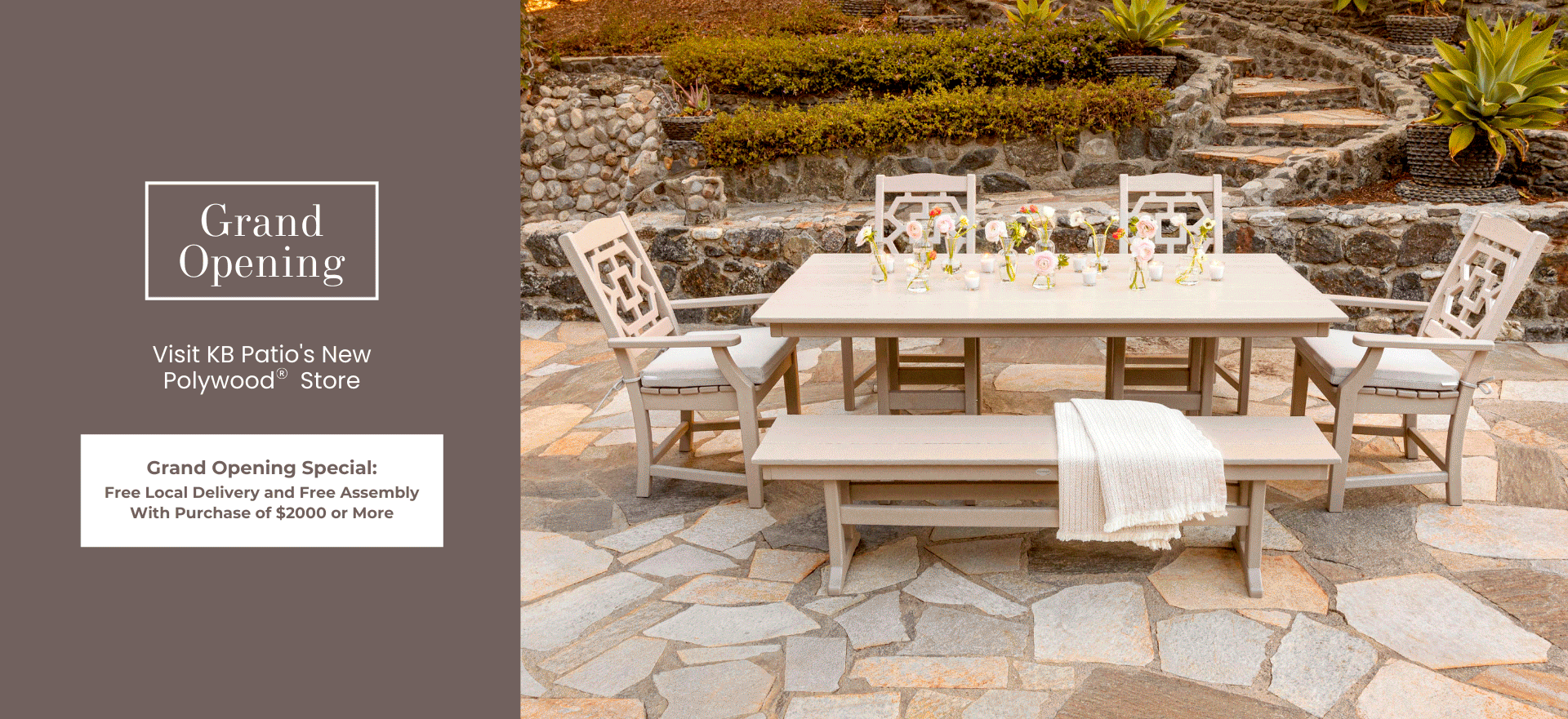 KB PATIO Furniture Florida Polywood Store Slider