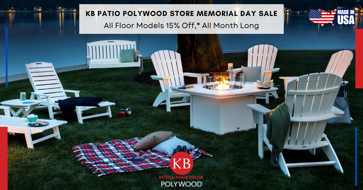 Blog KBP 26 05 Pwood Store Memorial day Sale All Floor Models 15 Off Nautical Curveback Adirondack Swing