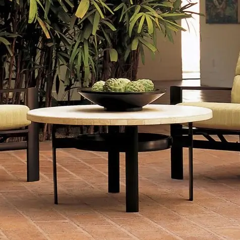 brown jordan PARKWAY TABLES 03 chat table base 2