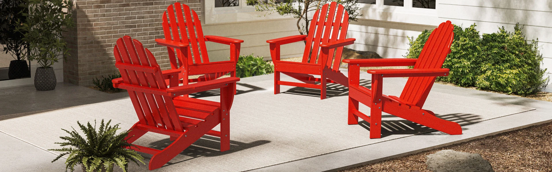 polywood classic adirondack slider 01b 4 piece set pws-780