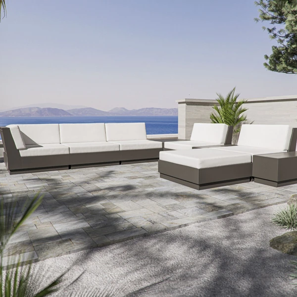 polywood elevate 17 large 9 piece conversation sectional PWS854 2