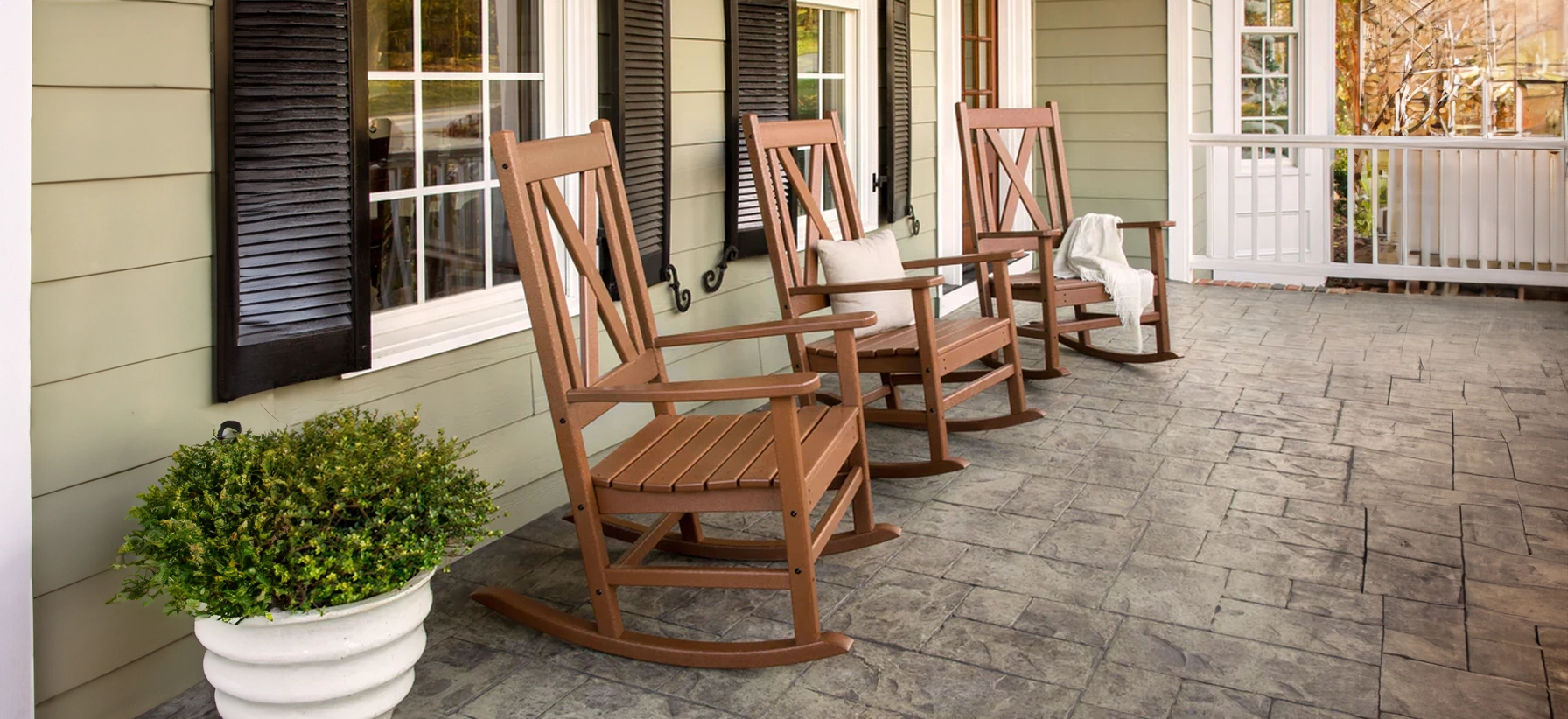 polywood main slider 10 porch rockers