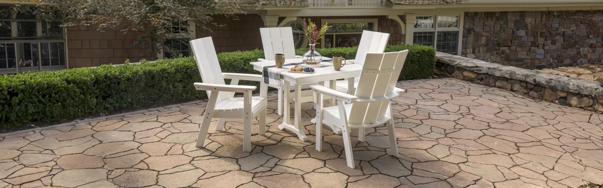 polywood modern adirondack slider 04b 5 Piece CurveBack Farmhouse Trestle Dining Set PWS434 1 1920x600