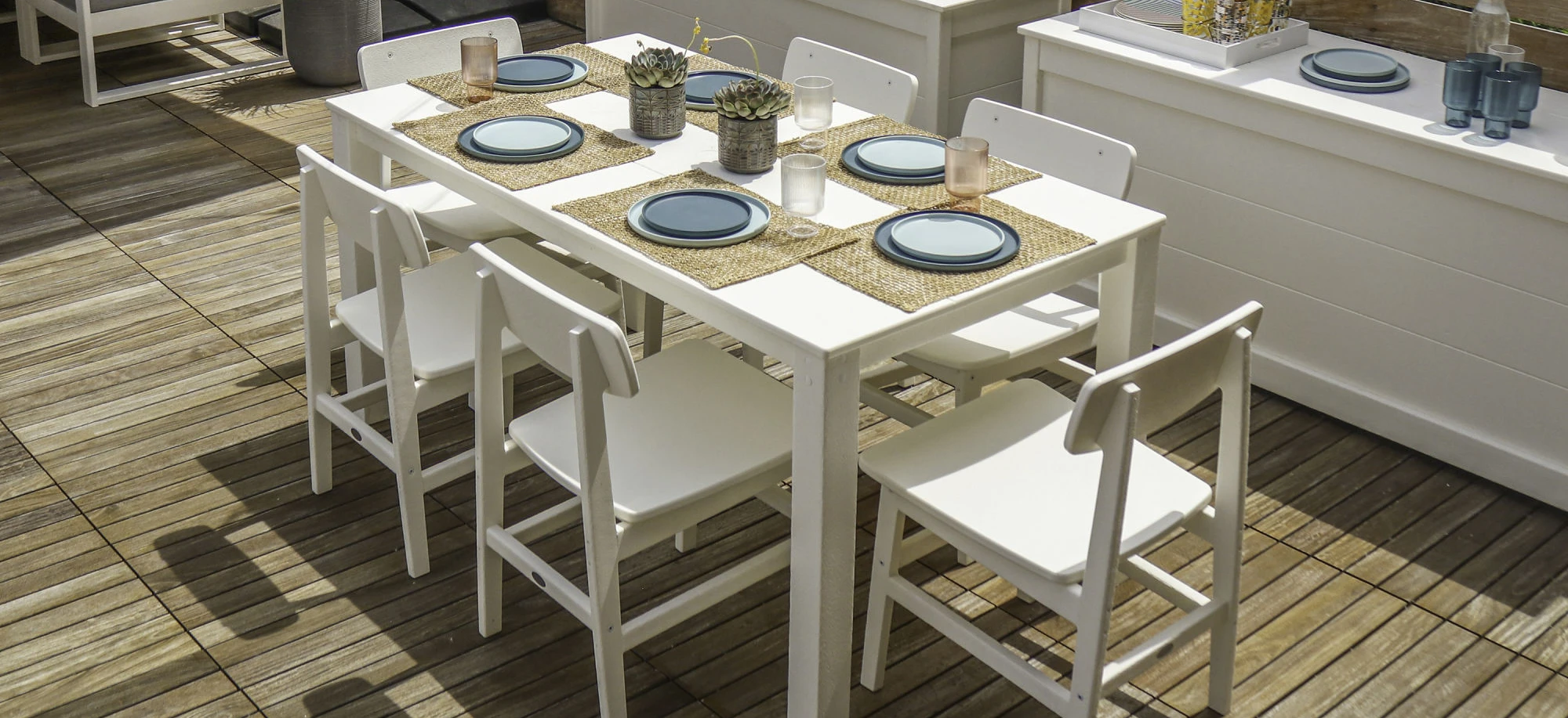 polywood modern studio slider 02 7 piece Dining Set Urban chair Parsons table PWS2129 1