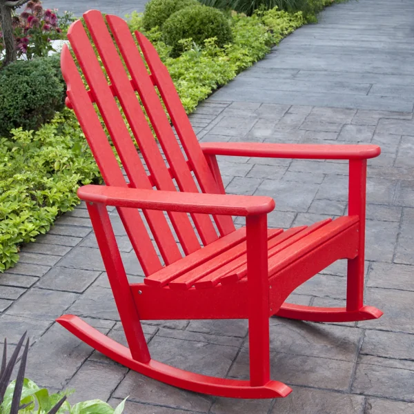 polywood porch rockers 02 classic adirondack rocking chair adrc100