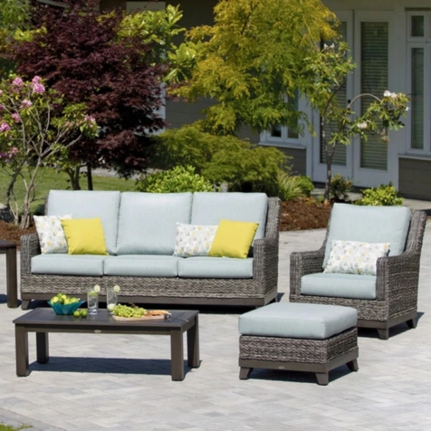 ratana boston 04 sofa club chair ottoman coffee table