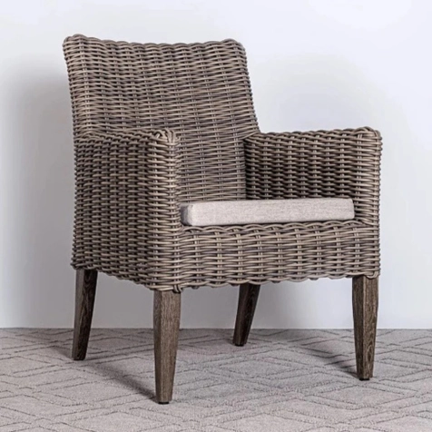 ratana cubo 05 dining arm chair