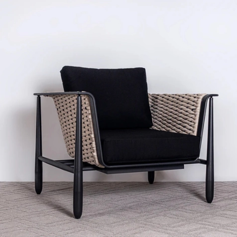 ratana diva 07 club chair graphite