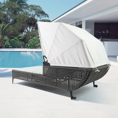 ratana genval 07 daybed sunbrella canopy